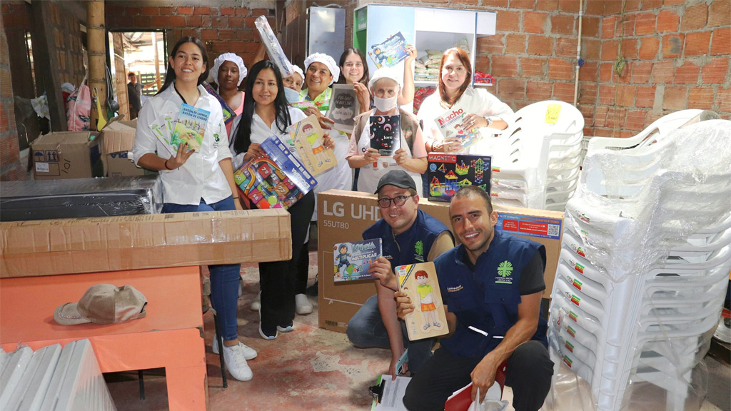 La Corporación Hacia Un Valle Solidario reafirma su compromiso: más de 20 millones de pesos en apoyo al comedor comunitario “Sagrado Corazón de Jesús”